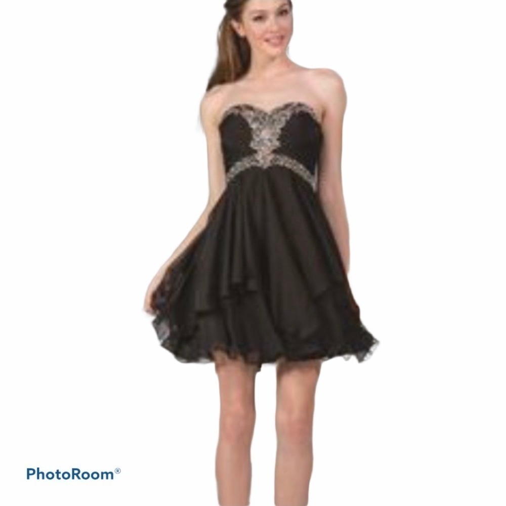 Cinderella Formal Strapless Beaded Dress Size 4